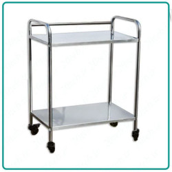 ترالی دو طبقه استیل ترالی دو طبقه استیل