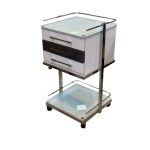 ترالی شیشه ای کمد و کشو ترکیبی PS-420 - Image 2