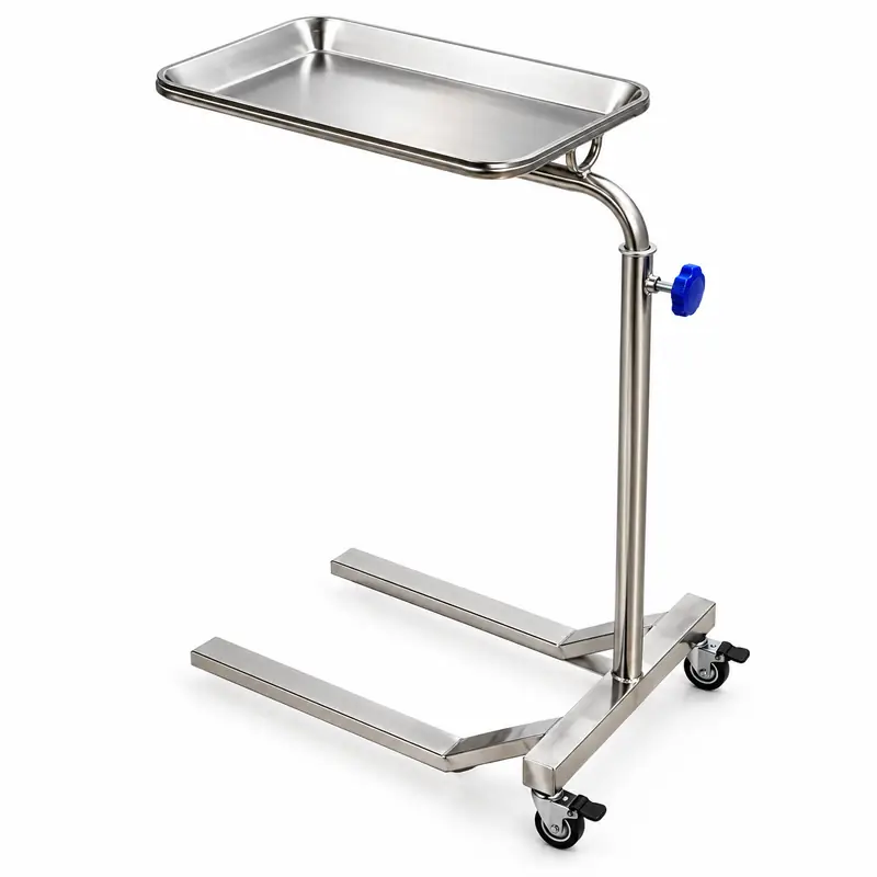 میز مایو استیل با سینی میز مایو استیل - تصویر 1