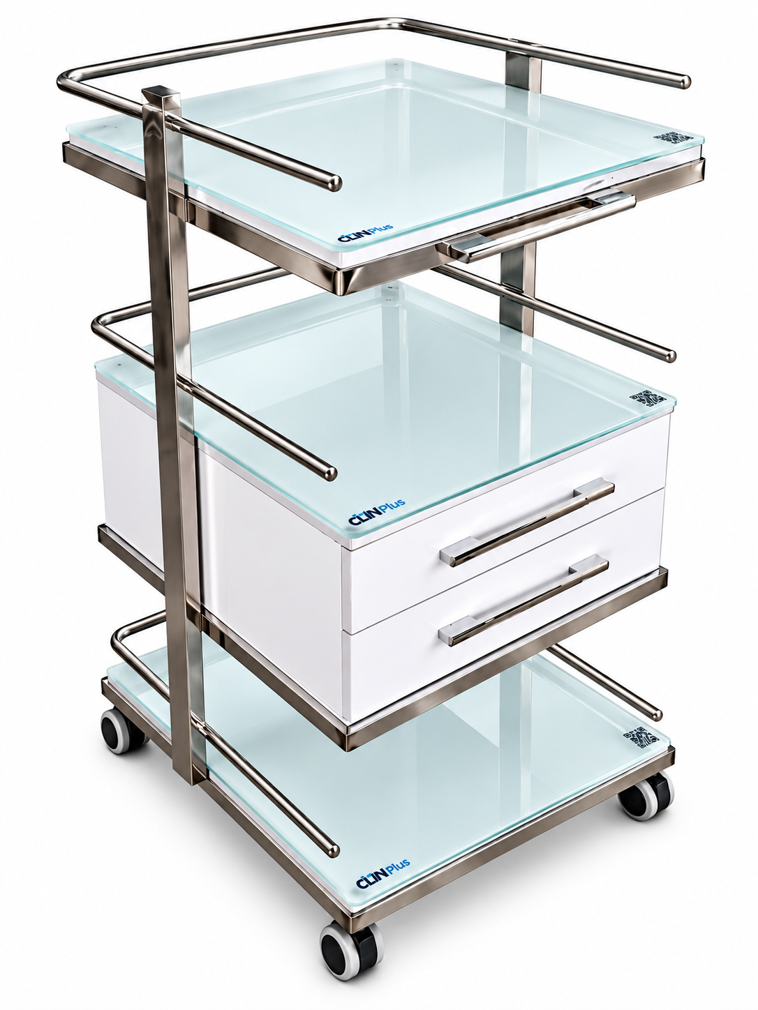 file_00000000b3b481f4b9cb6a2422eac8f4 ترالی شیشه ای استیل ps322 - تصویر 1